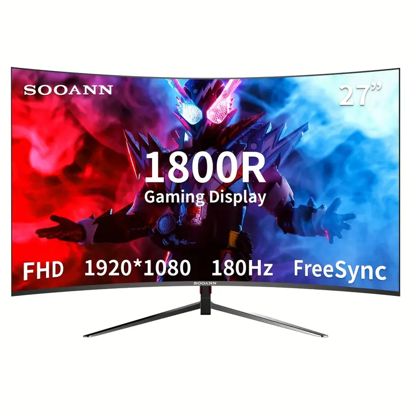 SOOANN 27-inch Curved Gaming Monitor
